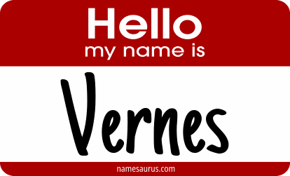 Hello my name is Vernes png download