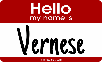 Hello my name is Vernese png download