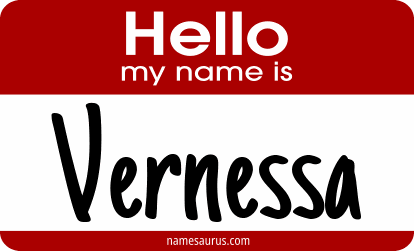 Hello my name is Vernessa png download