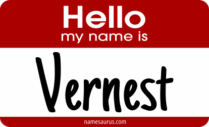 Hello my name is Vernest png download