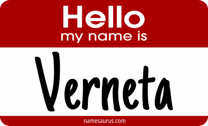 Hello my name is Verneta png download