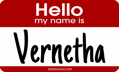 Hello my name is Vernetha png download