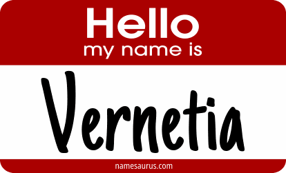 Hello my name is Vernetia png download