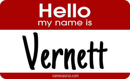 Hello my name is Vernett png download