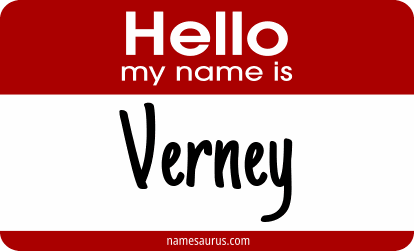 Hello my name is Verney png download