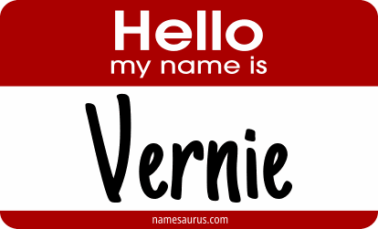 Hello my name is Vernie png download