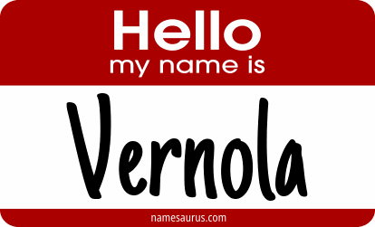 Hello my name is Vernola png download
