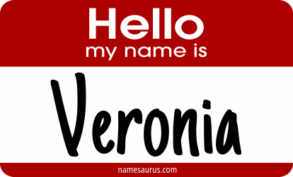 Hello my name is Veronia png download