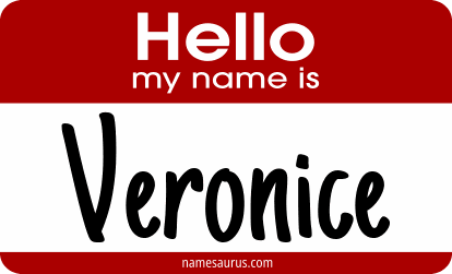 Hello my name is Veronice png download