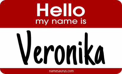Hello my name is Veronika png download