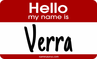 Hello my name is Verra png download