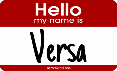 Hello my name is Versa png download