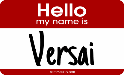 Hello my name is Versai png download