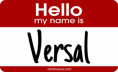 Hello my name is Versal png download