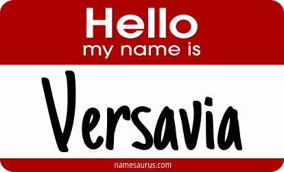 Hello my name is Versavia png download