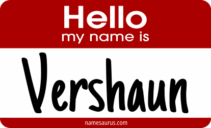 Hello my name is Vershaun png download
