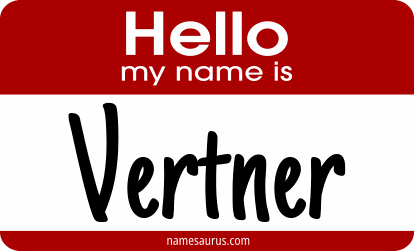 Hello my name is Vertner png download