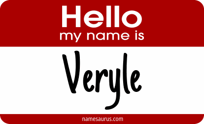 Hello my name is Veryle png download