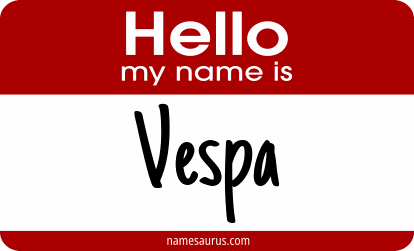 Hello my name is Vespa png download