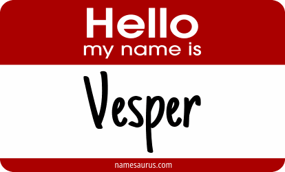 Hello my name is Vesper png download