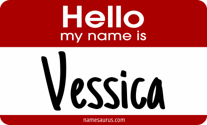 Hello my name is Vessica png download