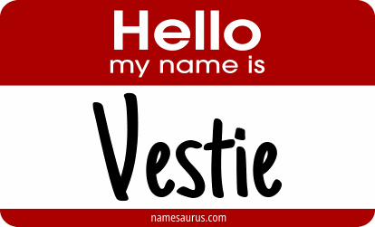 Hello my name is Vestie png download