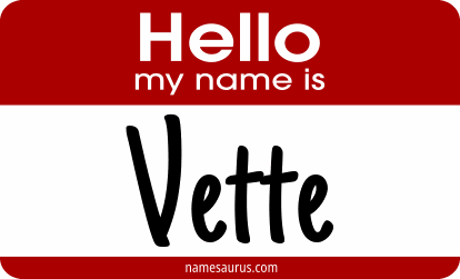 Hello my name is Vette png download