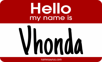 Hello my name is Vhonda png download
