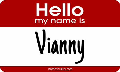 Hello my name is Vianny png download