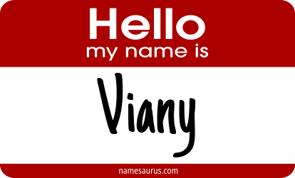 Hello my name is Viany png download