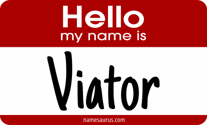Hello my name is Viator png download