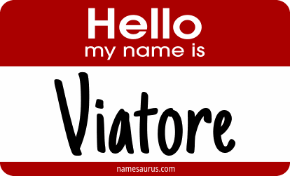 Hello my name is Viatore png download