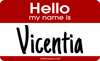 Hello my name is Vicentia png download