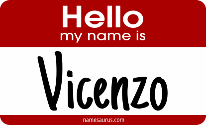 Hello my name is Vicenzo png download