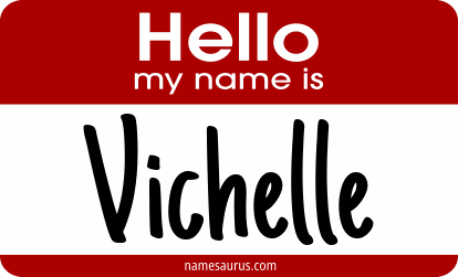 Hello my name is Vichelle png download
