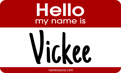 Hello my name is Vickee png download