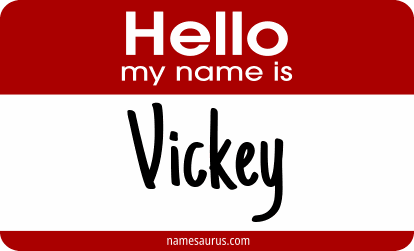 Hello my name is Vickey png download