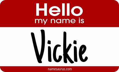Hello my name is Vickie png download