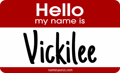 Hello my name is Vickilee png download