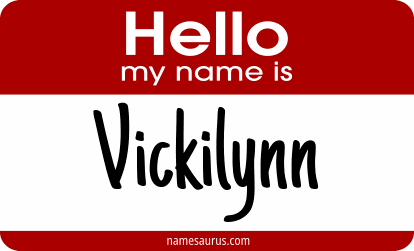 Hello my name is Vickilynn png download