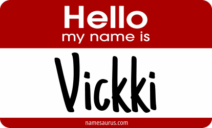 Hello my name is Vickki png download