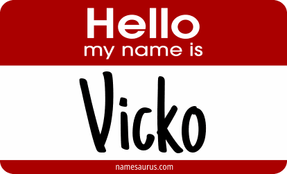 Hello my name is Vicko png download