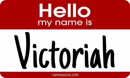 Hello my name is Victoriah png download