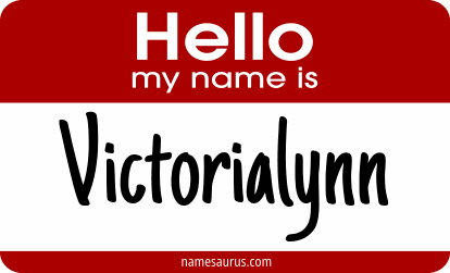 Hello my name is Victorialynn png download