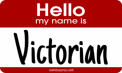Hello my name is Victorian png download