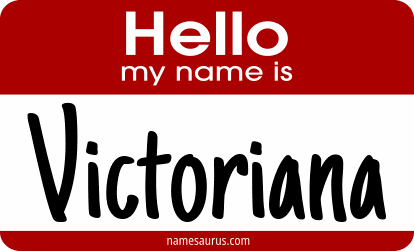 Hello my name is Victoriana png download