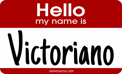 Hello my name is Victoriano png download