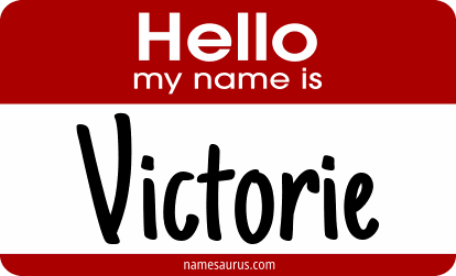 Hello my name is Victorie png download