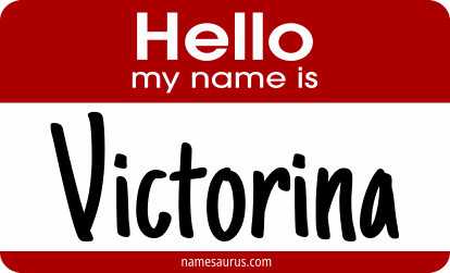 Hello my name is Victorina png download