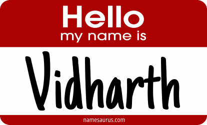 Hello my name is Vidharth png download
